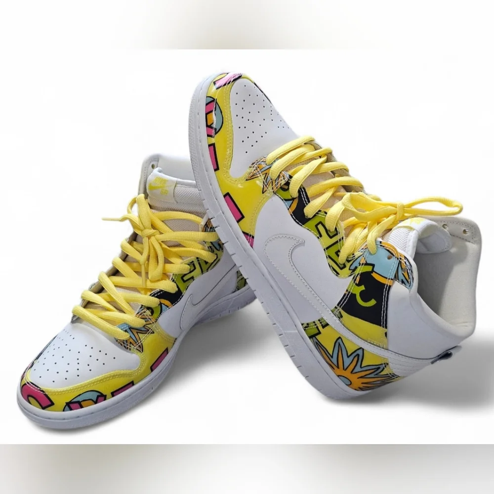 Nike Dunks High PRM DLS SB QS (De La Soul) Men's 10.5, New - Picture 1 of 12